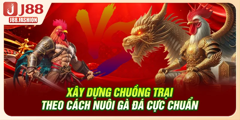 Xây dựng chuồng trại theo cách nuôi gà đá cực chuẩn